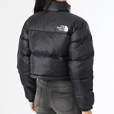 The North Face - Piumino da donna Nuptse Short A5GGE Nero Crop