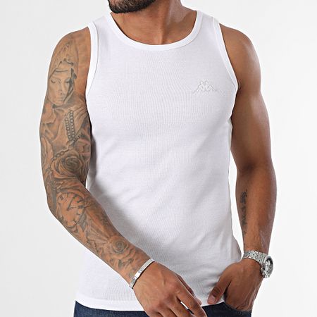 Kappa - Korpo Carsenac Logo Skin Fit Tank 3019RA0 Bianco