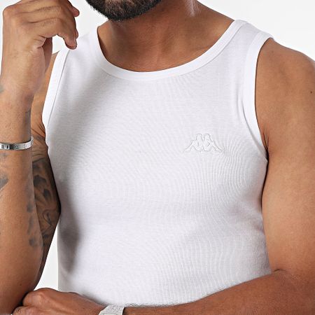 Kappa - Korpo Carsenac Logo Skin Fit Tank 3019RA0 Bianco