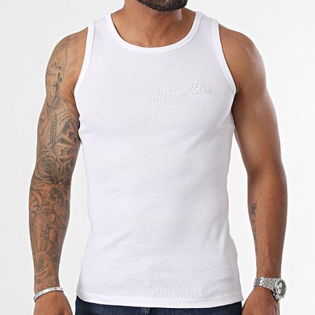Kappa - Korpo Carsenac Logo Skin Fit Tank 3019RA0 Bianco