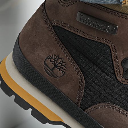 Timberland - Stivali Euro Hiker Mid Lace Up A6DYH Marrone Scuro Nubuck