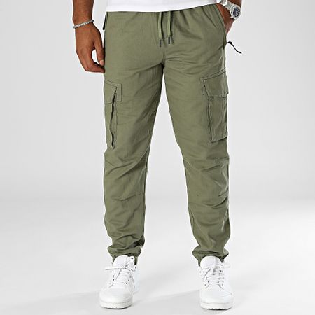 Frilivin - Pantaloni Cargo verde cachi