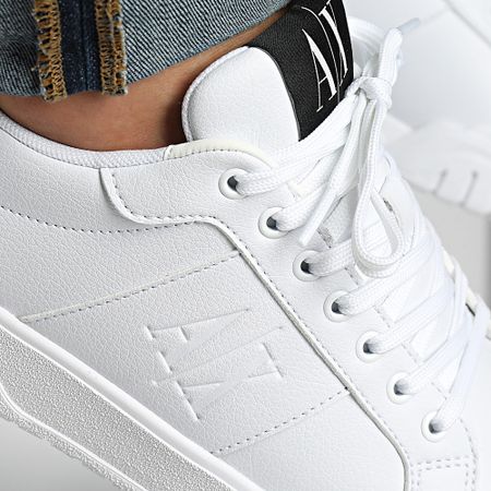 Armani Exchange - Cestini XM000128 AF10859 Bianco brillante