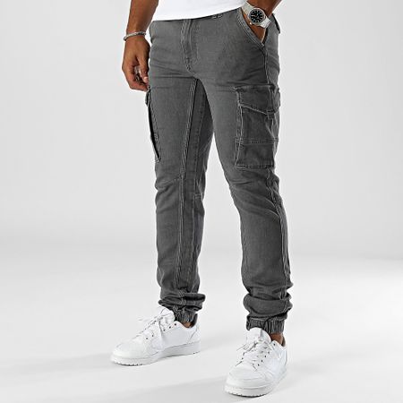 Jack And Jones - Paul Slim Cargo Jeans Grigio