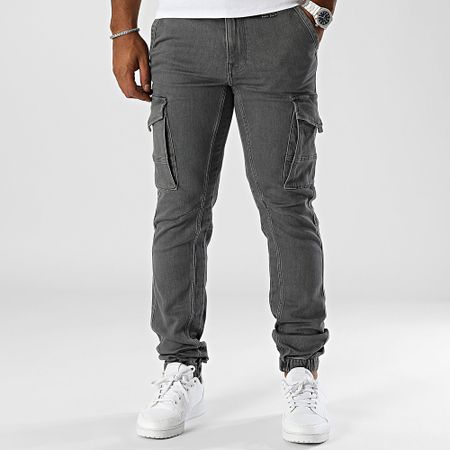 Jack And Jones - Paul Slim Cargo Jeans Grigio