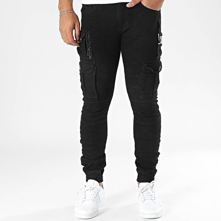 MTX - Pantaloni Cargo Slim Jeans neri
