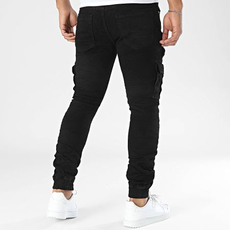 MTX - Pantaloni Cargo Slim Jeans neri