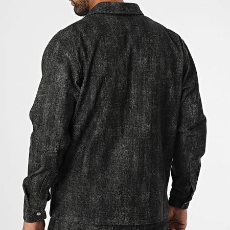 Uniplay - Set di jeans e maglietta nera screziata