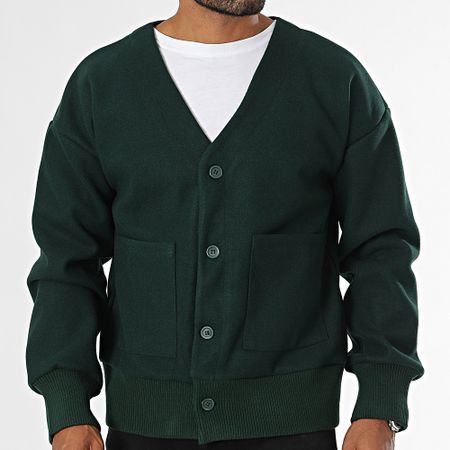 Uniplay - Cardigan verde bottiglia