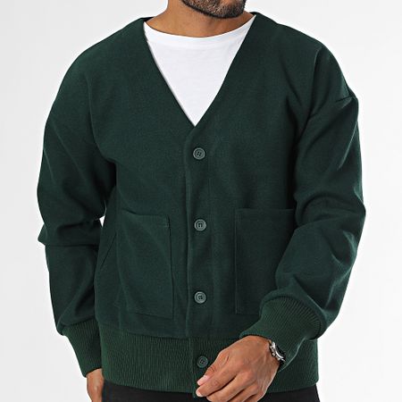 Uniplay - Cardigan verde bottiglia