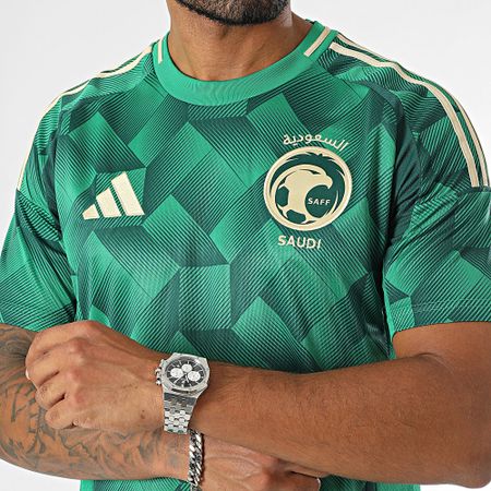 Adidas Sportswear - Maglia da calcio Arabia Saudita IT2756 Verde Oro