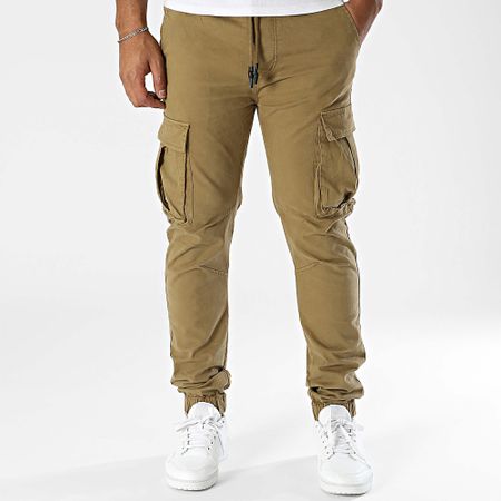 KZR - Pantaloni cargo beige scuro