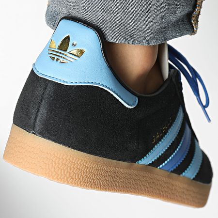 Adidas Originals - Gazelle W Sneakers IE9124 Core Black Blue Light Blue