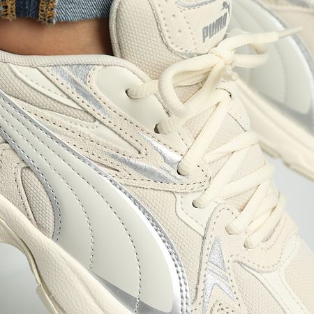 Puma - Milenio Tech Suede 393489 Neve Grigio Smerigliato Avorio Scarpe da ginnastica
