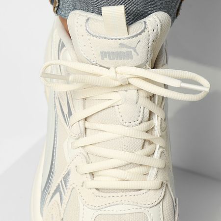 Puma - Milenio Tech Suede 393489 Neve Grigio Smerigliato Avorio Scarpe da ginnastica