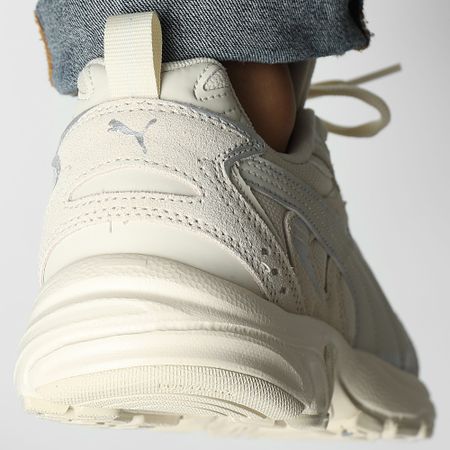 Puma - Milenio Tech Suede 393489 Neve Grigio Smerigliato Avorio Scarpe da ginnastica