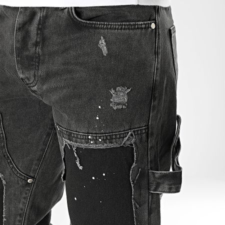 2Y Premium - Jeans neri dal taglio regolare