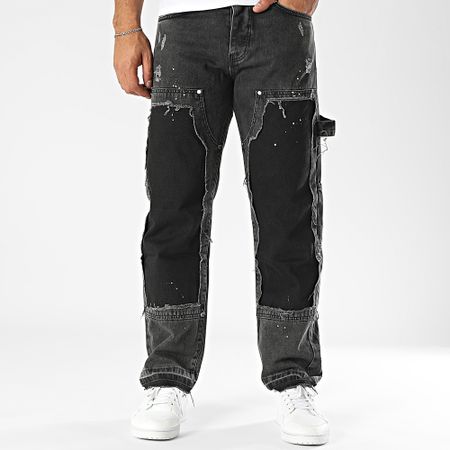 2Y Premium - Jeans neri dal taglio regolare