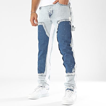 2Y Premium - Jeans slim con lavaggio blu