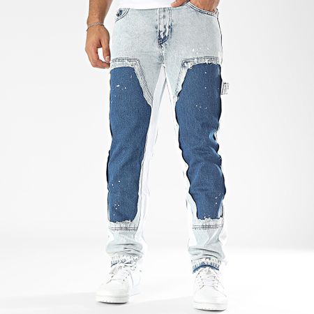 2Y Premium - Jeans slim con lavaggio blu