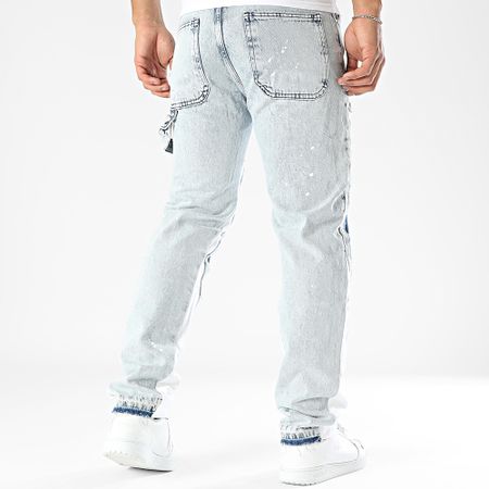 2Y Premium - Jeans slim con lavaggio blu