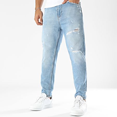 2Y Premium - Jeans slim in denim blu