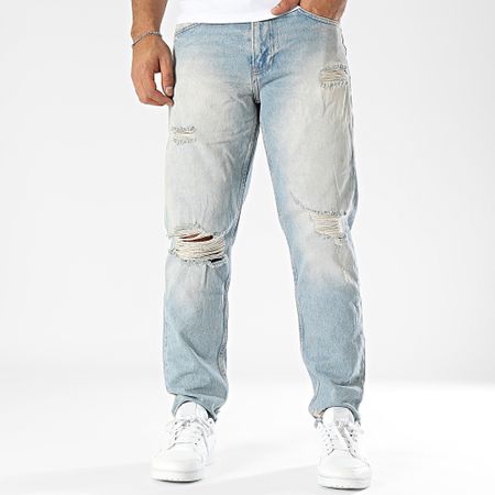 2Y Premium - Jeans slim in denim blu
