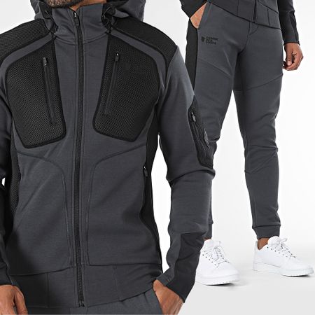 Comme Des Loups - Tuta da ginnastica Swoop grigio antracite