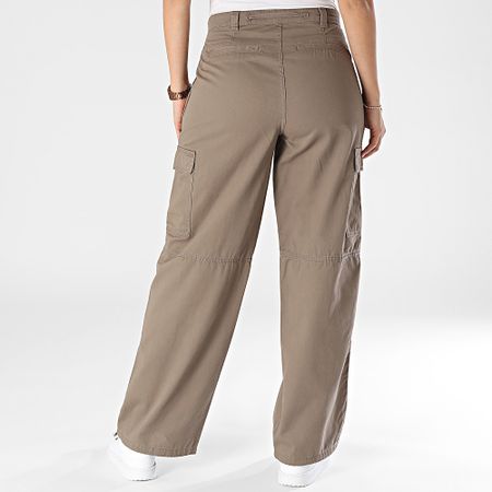 Only - Pantaloni cargo loose fit da donna Marrone chiaro
