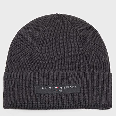 Tommy Hilfiger - Fondazione 3132 Set sciarpa e cappello neri