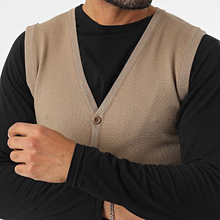 Classic Series - Gilet senza maniche beige scuro