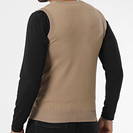 Classic Series - Gilet senza maniche beige scuro