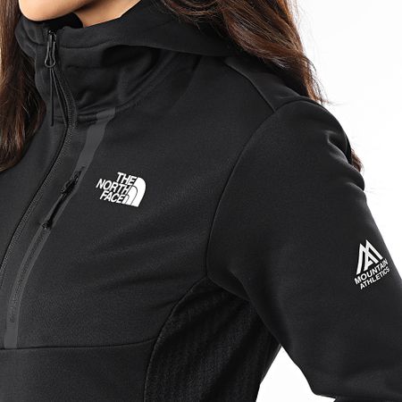 The North Face - Felpa da donna con cappuccio e zip integrale A893U Nero