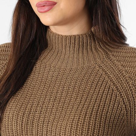 Only - Maglione a collo alto Justy Tine Donna Cammello