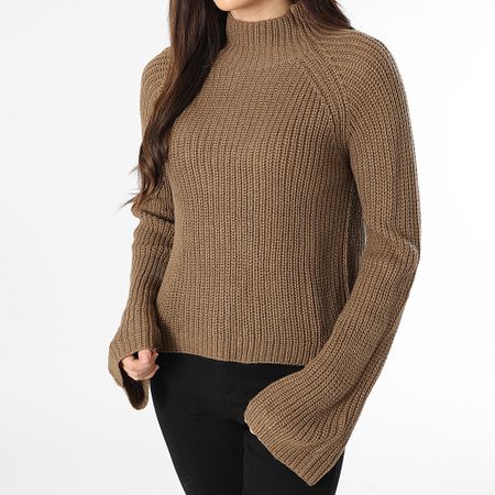 Only - Maglione a collo alto Justy Tine Donna Cammello