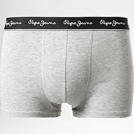 Pepe Jeans - Set di 3 boxer PMU11167 Nero Heather Grigio Rosso