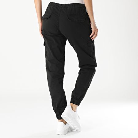Urban Classics - Pantaloni Cargo neri da donna TB3626