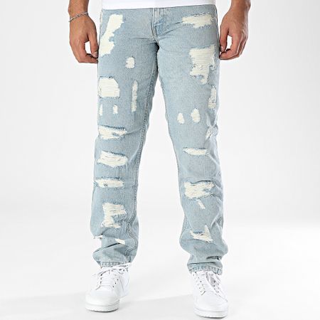 Urban Classics - Jeans straight fit TB6641 Blue Wash