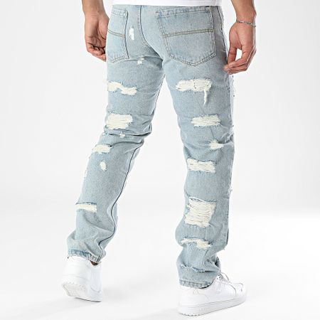 Urban Classics - Jeans straight fit TB6641 Blue Wash