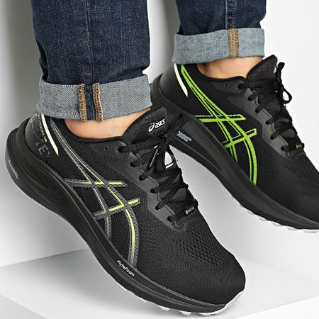 Asics - GT-1000 13 GTX 1011B857 Nero Scarpe da ginnastica giallo sicurezza