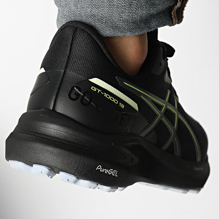 Asics - GT-1000 13 GTX 1011B857 Nero Scarpe da ginnastica giallo sicurezza