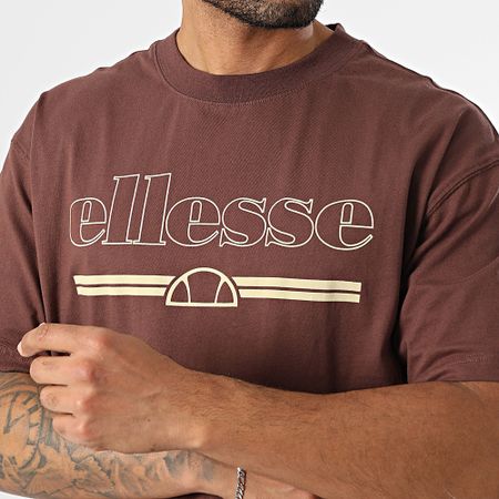 Ellesse - Maglietta oversize Strazo SHX21070 Marrone