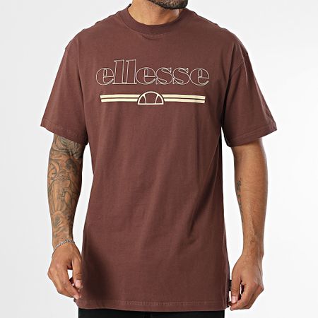 Ellesse - Maglietta oversize Strazo SHX21070 Marrone