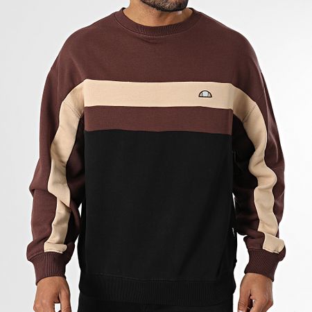 Ellesse - Andora Sudore con girocollo SHX20991 Bordeaux Nero Beige