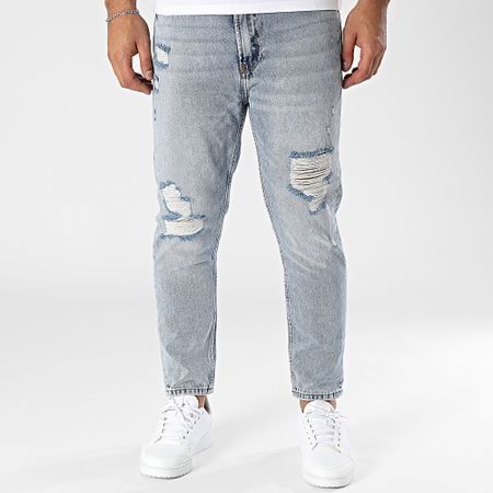 2Y Premium - Jeans slim in denim blu