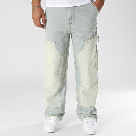 2Y Premium - Jeans regolari con lavaggio blu
