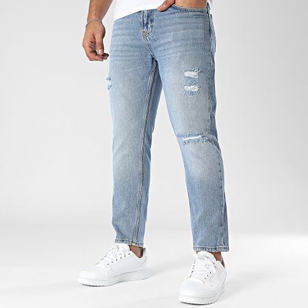 2Y Premium - Jeans regolari in denim blu