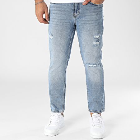 2Y Premium - Jeans regolari in denim blu