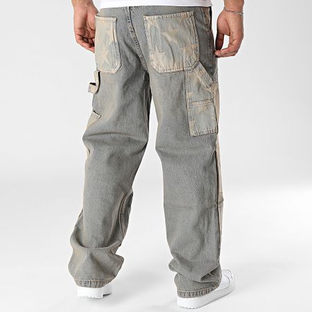 2Y Premium - Jeans blu Denim Beige a gamba larga