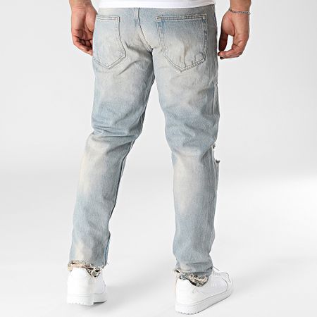 2Y Premium - Jeans slim Blu Denim Beige
